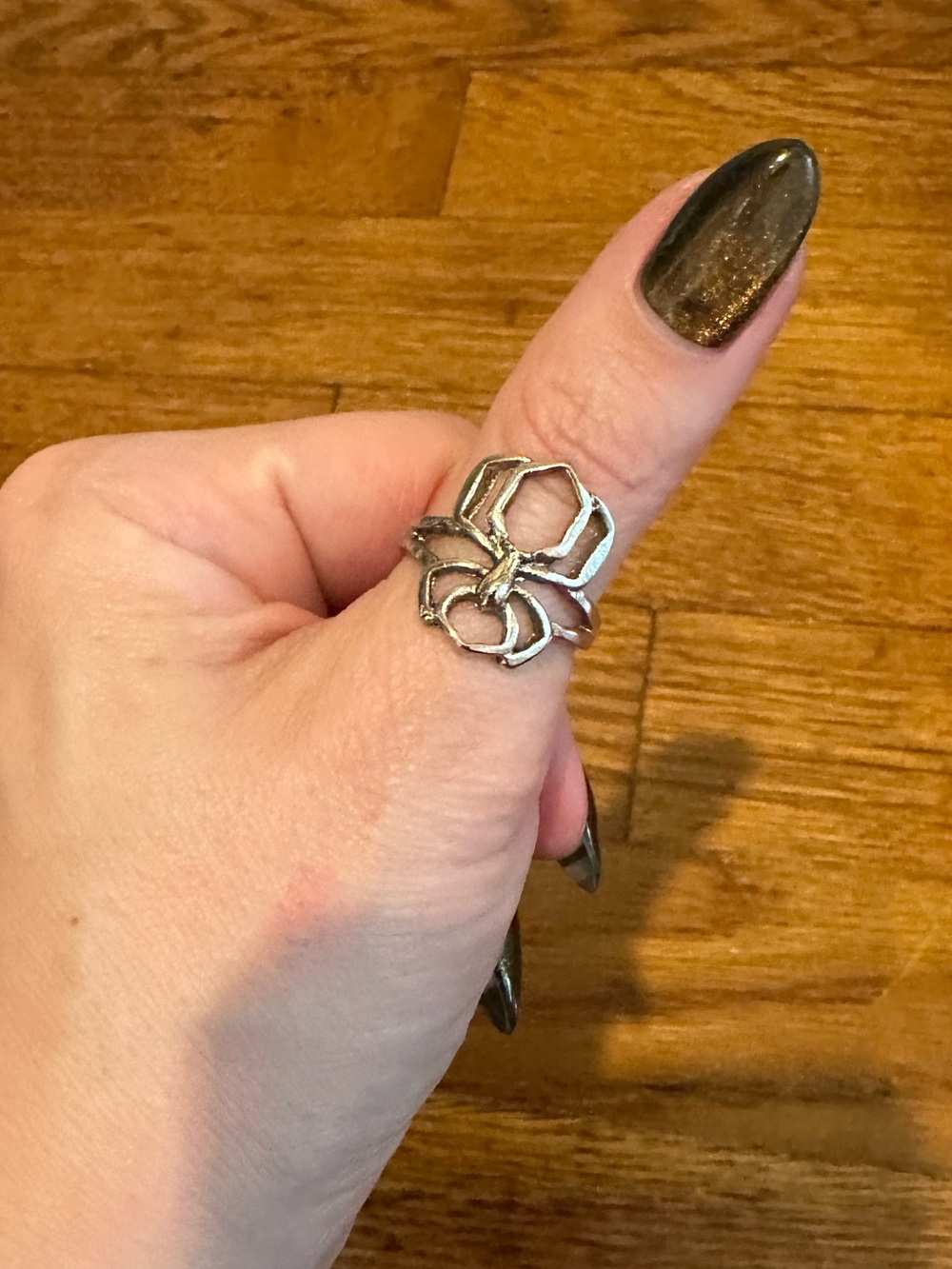 Biker spider ring 7